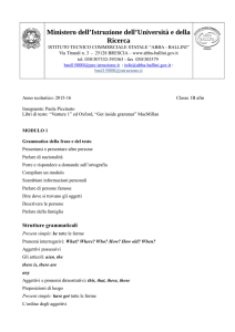 Inglese - Itcs Abba Ballini