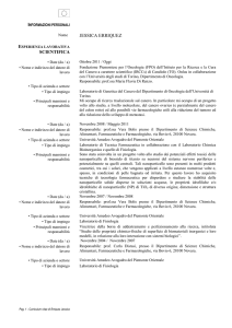 Curriculum vitae - Campusnet Unito