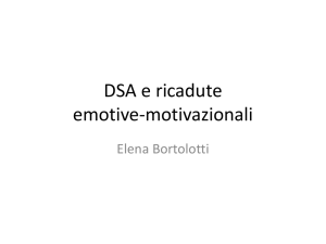 DSA e conseguenze emotive