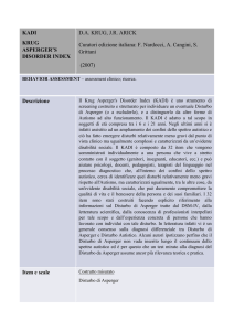 KADI KRUG ASPERGER`S DISORDER INDEX D.A. KRUG, J.R.