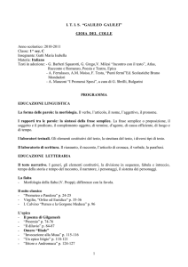 GIOIA DEL COLLE Anno scolastico: 2010-2011 Classe