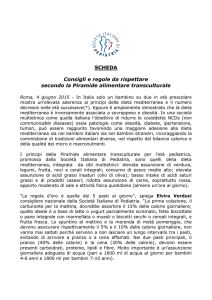 Consigli e regole da rispettare secondo la Piramide