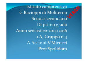 Istituto comprensivo G.Racioppi di Moliterno Scuola secondaria Di