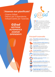 Assenze non pianificate?