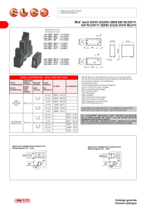 rele` allo stato solido serie ssr 90/ssr 91 ssr 90/ssr 91 series