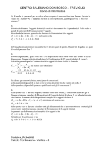 TREVIGLIO Corso di Informatica ( ) ( ) 12 ( )! ( )( ) ( )1