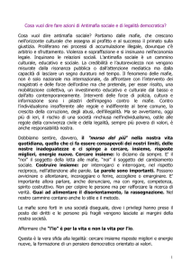 Cosa vuol dire antimafia sociale?