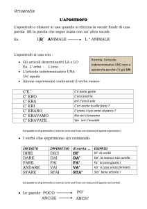 Apostrofo 1 - Nella Bottega della maestra