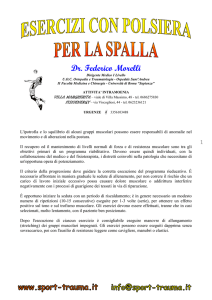 Esercizi con polsiera - Dott. Federico Morelli
