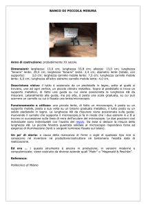 BANCO DI PICCOLA MISURA