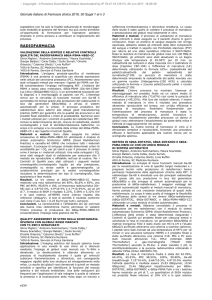radiofarmacia - Giornale Italiano di Farmacia Clinica