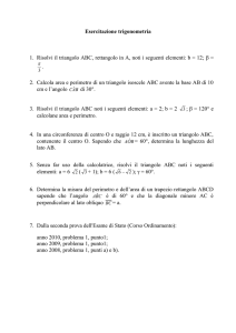 Trigonometria - Istituto Superiore Sorgono