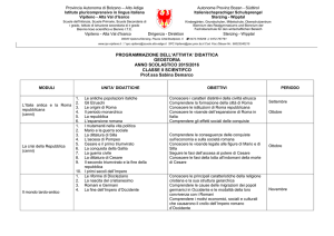 PROGRAMMAZIONE DELL`ATTIVITA` DIDATTICA GEOSTORIA