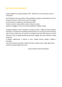 NOTA STORICA SUL MONUMENTO Il poeta inglese Percy Byssie