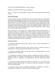 Filosofia Morale - Istituto Superiore Interdiocesano di Scienze