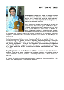 matteo petenzi - Centro Concarena