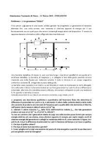 Simulazione Nazionale di Fisica – 11 Marzo 2015
