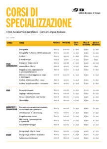 corsi di specializzazione