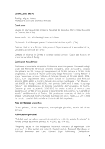 CURRICULUM BREVE Rodrigo Míguez Núñez
