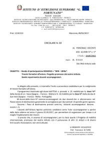 WIN – WINe - Istituto d`Istruzione Superiore “G. Fortunato”