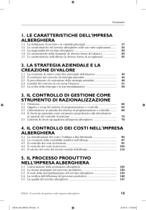 1. le caratteristiche dell`impresa alberghiera 2. la strategia aziendale