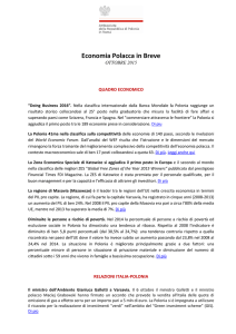Economia Polacca in Breve
