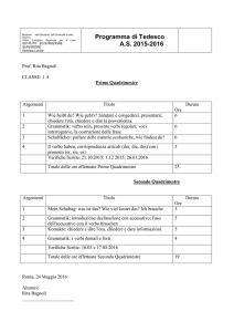 Tedesco-Bagnoli-2016- 1 A - Istituto di Istruzione Superiore