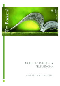 MODELLI DI PPP PER LA TELEMEDICINA