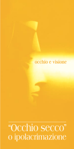 Occhio secco - Centro Ambrosiano Oftalmico