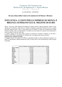 Il costo complessivo per le imprese stimato sinora di oltre 33 m