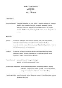 1A, Matematica, Prof Sarri Wanda