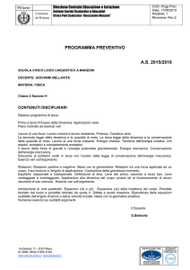 4 H - Bellavite - Fisica - Liceo Linguistico "A.MANZONI"