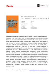 atlante mondiale dell`architettura del xx secolo