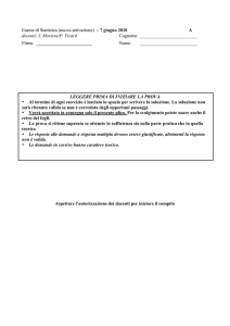 esame del 7-6-2010 - Servizio di Hosting di Roma Tre