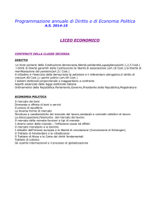 Programmazione annuale di Diritto e di Economia