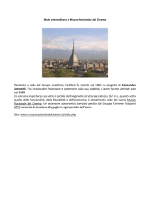 Mole Antonelliana e Museo Nazionale del Cinema Destinato a sede