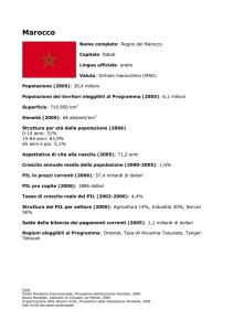 Marocco - Regione Sardegna
