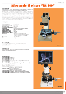 Microscopio di misura “TM 100”