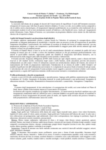 Conservatorio di Musica “L.Refice” – Frosinone, Via Michelangelo