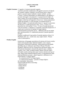 lingua inglese