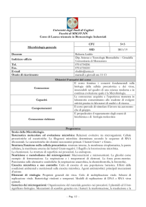 Microbiologia con esercitazioni