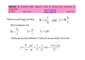 Esercitazione 9 Elettricita 1
