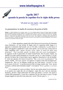 Poesia nella prosa
