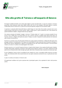 Gita alle grotte di Toirano e all`acquario di Genova