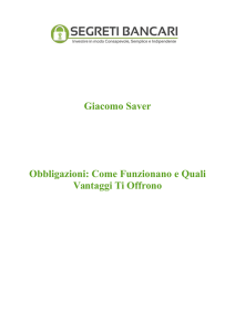 obbligazione - Segreti Bancari