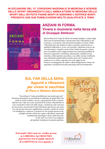 ANZIANI IN FORMA. Vivere e muoversi nella terza età SUL FAR