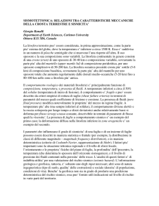 SISMOTETTONICA - Università degli Studi dell`Insubria