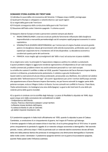 domande storia guerra dei trent`anni