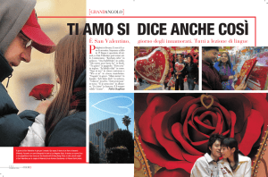 È San Valentino,