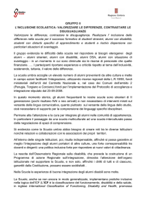 L`inclusione scolastica